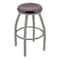 Holland Bar Stool Co 30" Swivel Bar Stool, Nickel Finish, Dark Cherry Oak Seat X802 - alternate 1